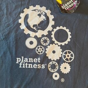 Planet Fitness black T-shirt Unisex medium‎ NEW